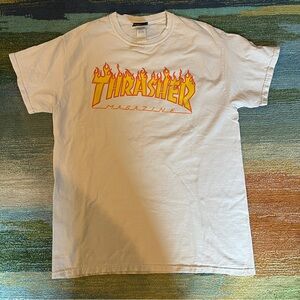 White Thrasher Skate Tee